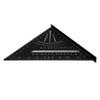 7 Inch 90 Degree Rafter   Protractor Aluminum Alloy Woodworking Triangular Ruler Multi Angle Msuring Marking Tool
