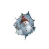 Christmas Wall Sticker Decorative Holiday Self-Adhesive Decal for Home Party