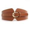 Elegant Wide Belt Fashion Stretchable Waistband Evening Wear Waist Belt for Parties and Casual Looks F0S4
