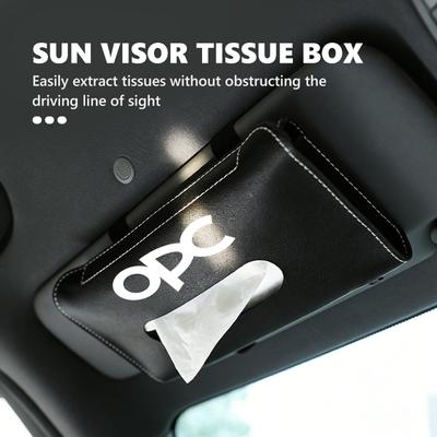 Car Tissue Box Seat Back Sunshade Hanging Tissue-Bag Buckle Strap For Insignia Corsa Zafira Mokka Grandland MOVANO Ampera