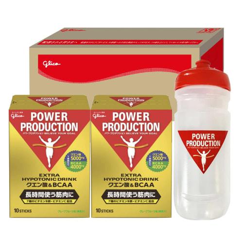 

[Ezaki Glico Shop Exclusive] Ezaki Glico Power Production Extra Hypotonic Drink with Citric Acid & BCAA, 2 Boxes, Squeeze Bottle, Glico Box, Powdered