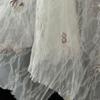 Lace Organza Double-layer Embroidered Fabric Suitable for Wedding Dresses Formal Gowns and DIY Handmade Clothing Fabrics
