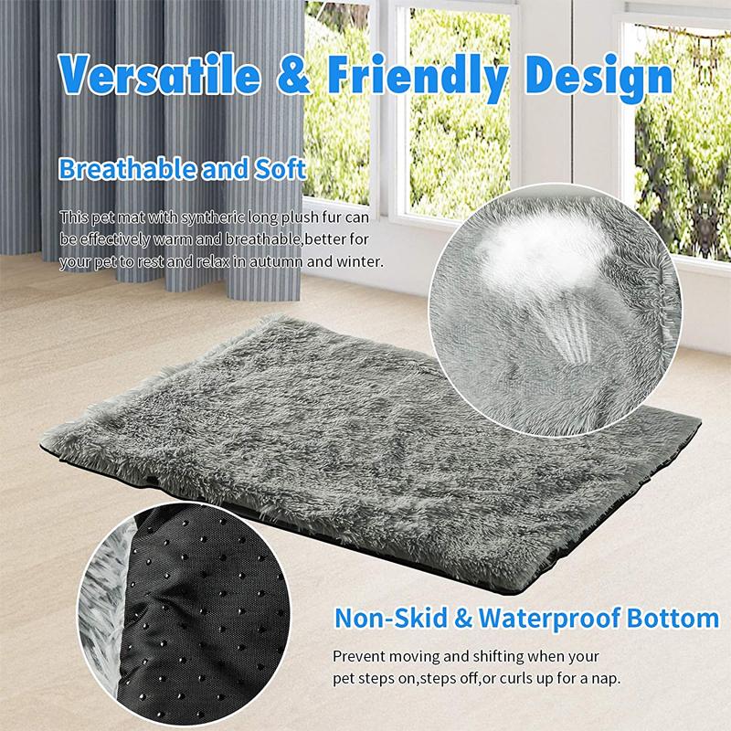 Plush Dog Cushion Washable Soft Pet Dog Bed Sleeping Mat Cat Beds for Dog Pad Winter Warm Pet Blanket Large Medium Dogs Cushion