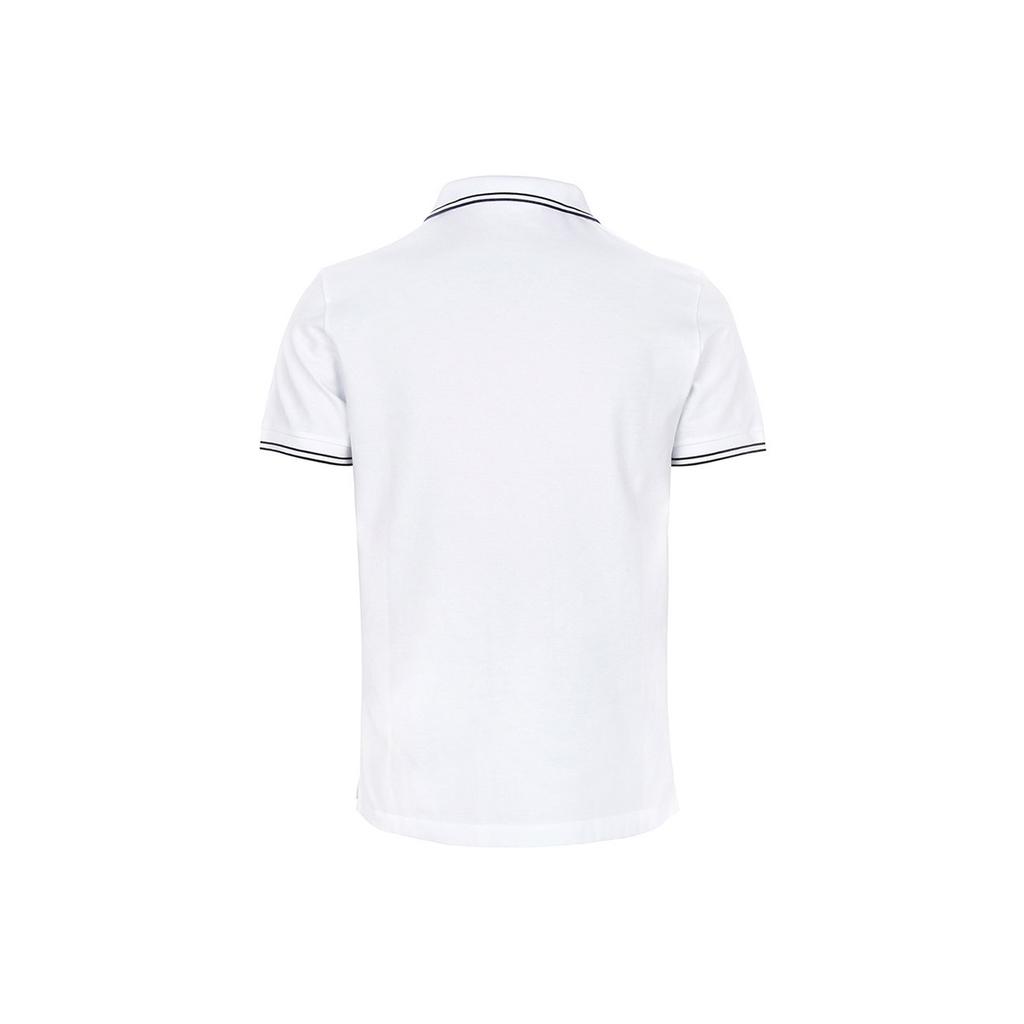 Stone Island Ss25 Logo Slim Fit Polo Shirt Men tops White K1S1522002-SCS0018-V1001