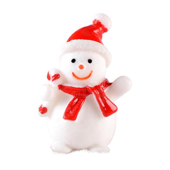 Statuie în miniatură, manopera rafinată, aplicație largă, rășină, tematică de Crăciun, micropeisaj, statuie de birou, ornament pentru casă