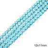 Synthetic Blue Turquoise Round Loose Beads for DIY Jewelry Accessories - Bracelets, Necklaces, Pendants