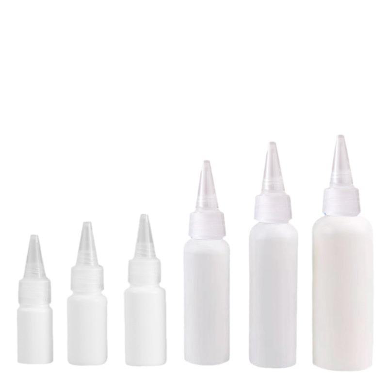 100ml Plastic Squeeze Bottle with Pointed Mouth for Liquid and Paste Filling