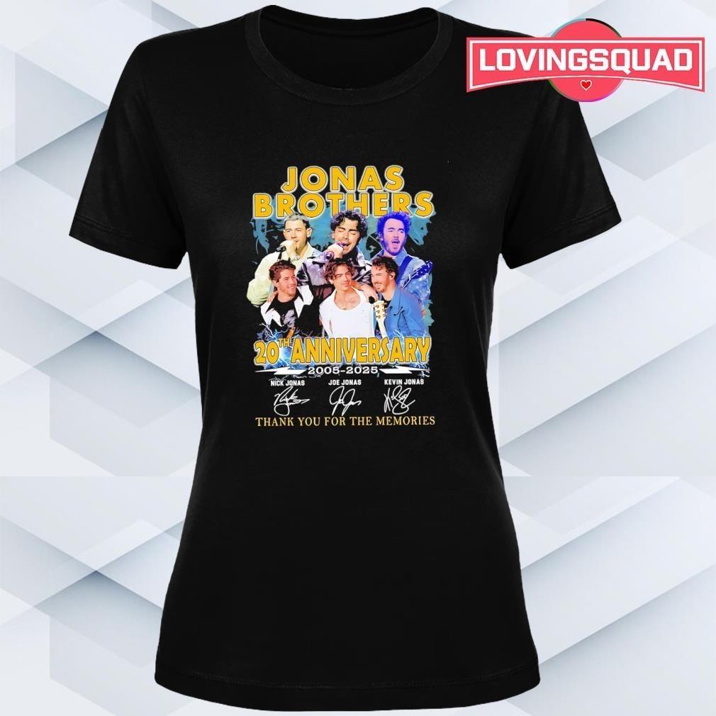 Jonas Brothers signature 20th anniversary 2005 shirt A690 XXXXL