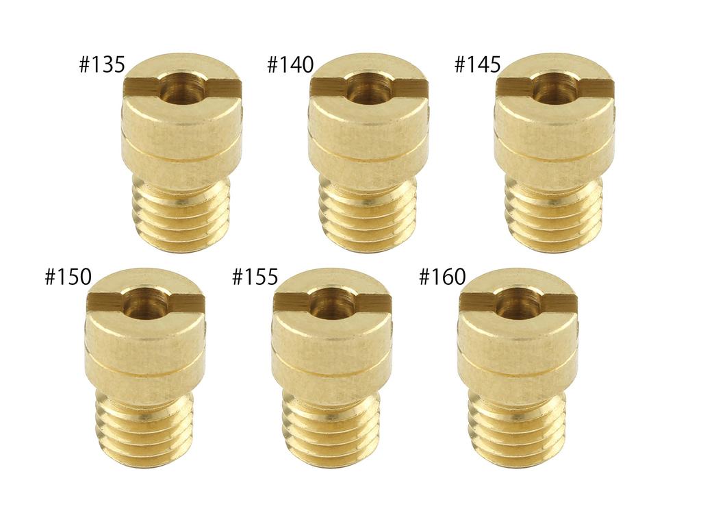 POSH 731003-10 Motorcycle Goods Main Jet Set 6 Oversize Main Jet Set Mikuni (Round) (6X9)