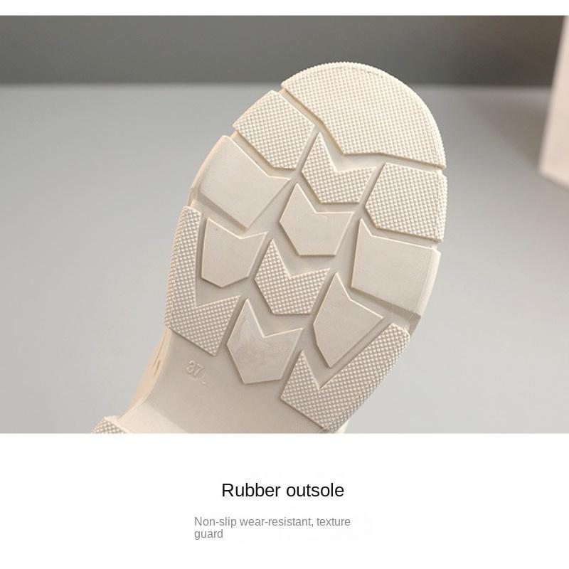 Dames trendy winter nieuwe stijl Britse dikke zolen plus fluwelen katoenen schoenen voor damesschoenen die in hoogte toenemen