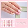 Nail Polish Sticker Self-Adhesive Nail Sticker Manicure Sticker Full Nail Wraps Waterproof Nail Strips with Nail File
