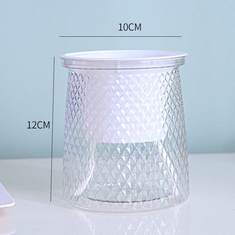 

High-quality Plastic Plant Pot Self Watering Visible Water Level Flower Pot Succulent Planter Tabletop Vase Home Bonsai Decor