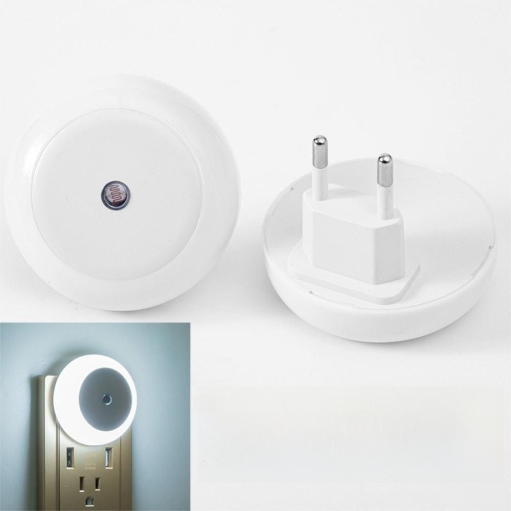 EU UK Plug Sensor Control Lamp Energy Saving Motion Sensor Light Plug In Night Lamp  Bedroom