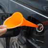 Car Refueling Funnel Flexible Extension Hose with Filter Screen Plastic Corrosion-resistant Anti Splash Fuel Liquid Filling Tool