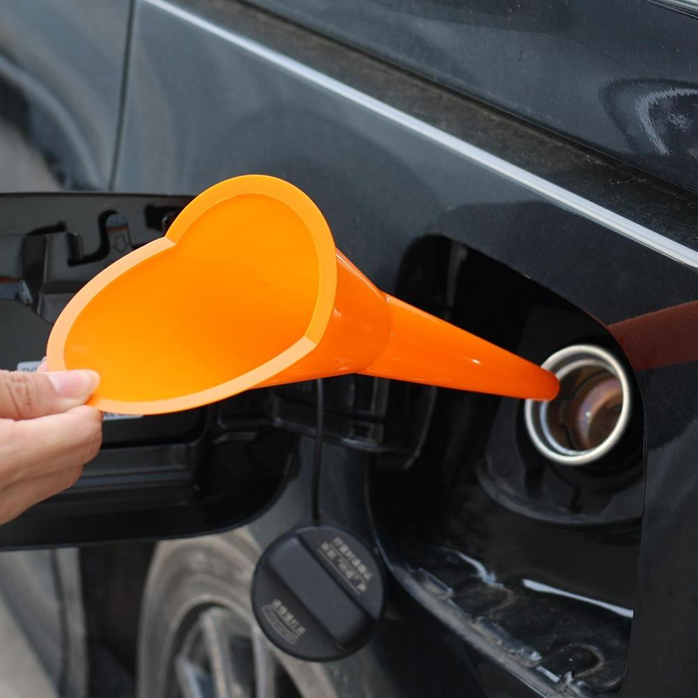 Car Refueling Funnel Flexible Extension Hose with Filter Screen Plastic Corrosion-resistant Anti Splash Fuel Liquid Filling Tool