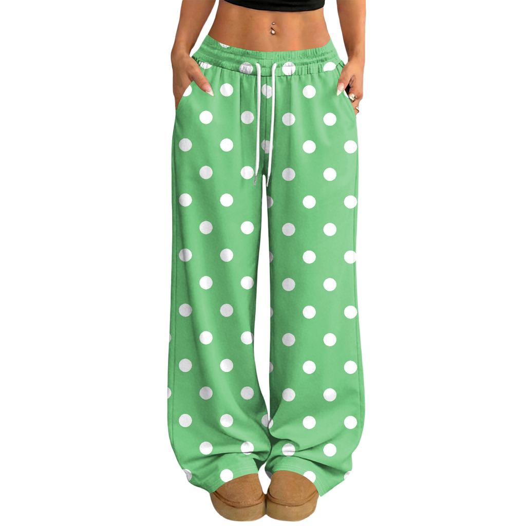 Damen Lässige und Modische Elastische Taille Weite Hose