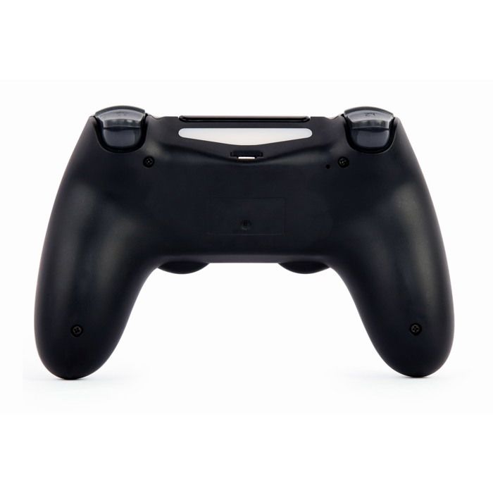 EnerGenie Manette De Jeu Sans Fil Pour PS4 Et PC - Double Vibration, Barre Lumineuse LED, Conception Ergonomique Pour Un Confort