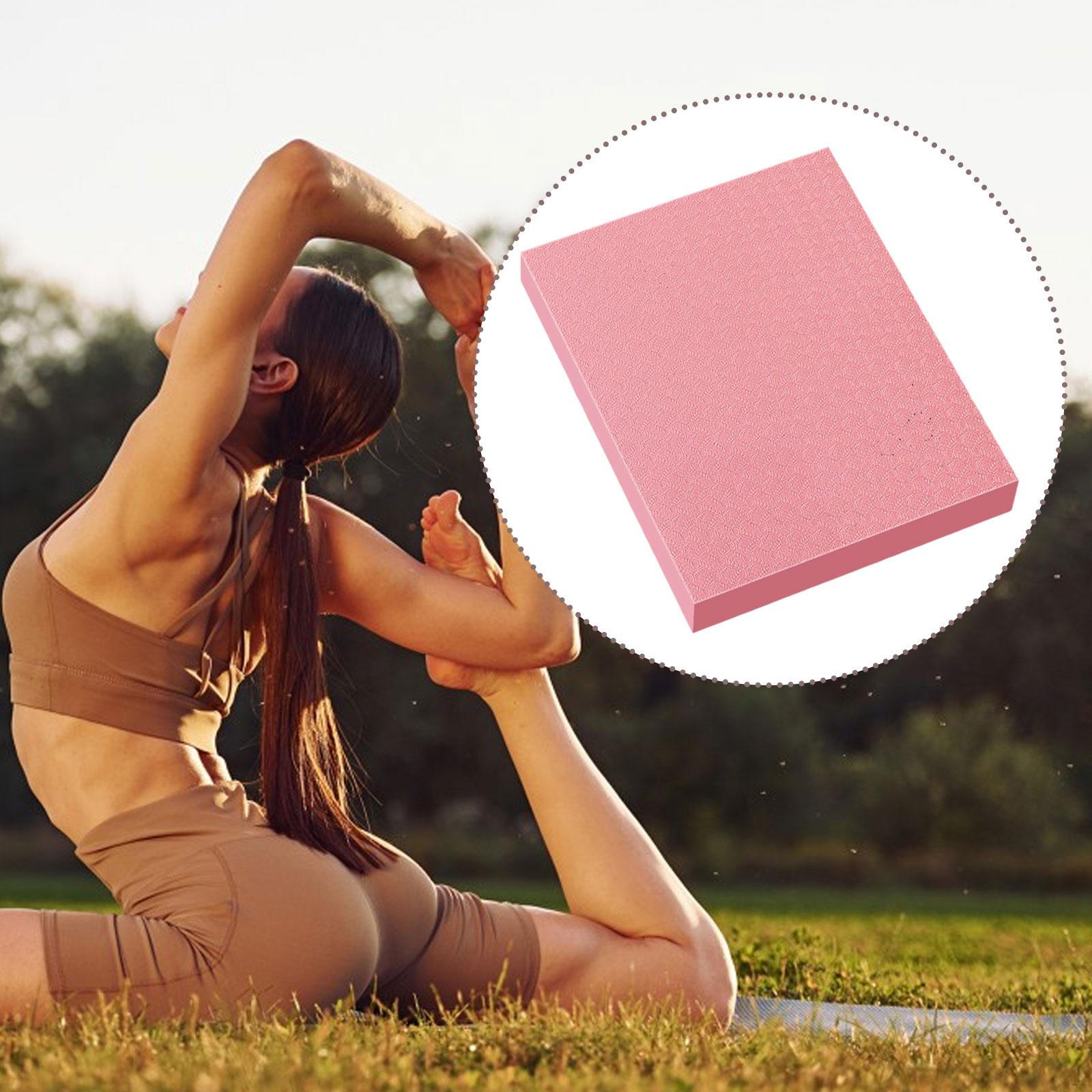 

Balance Pad Cushion Knee Foam Mat for Stability Indoor Outdoor Adults рожевий