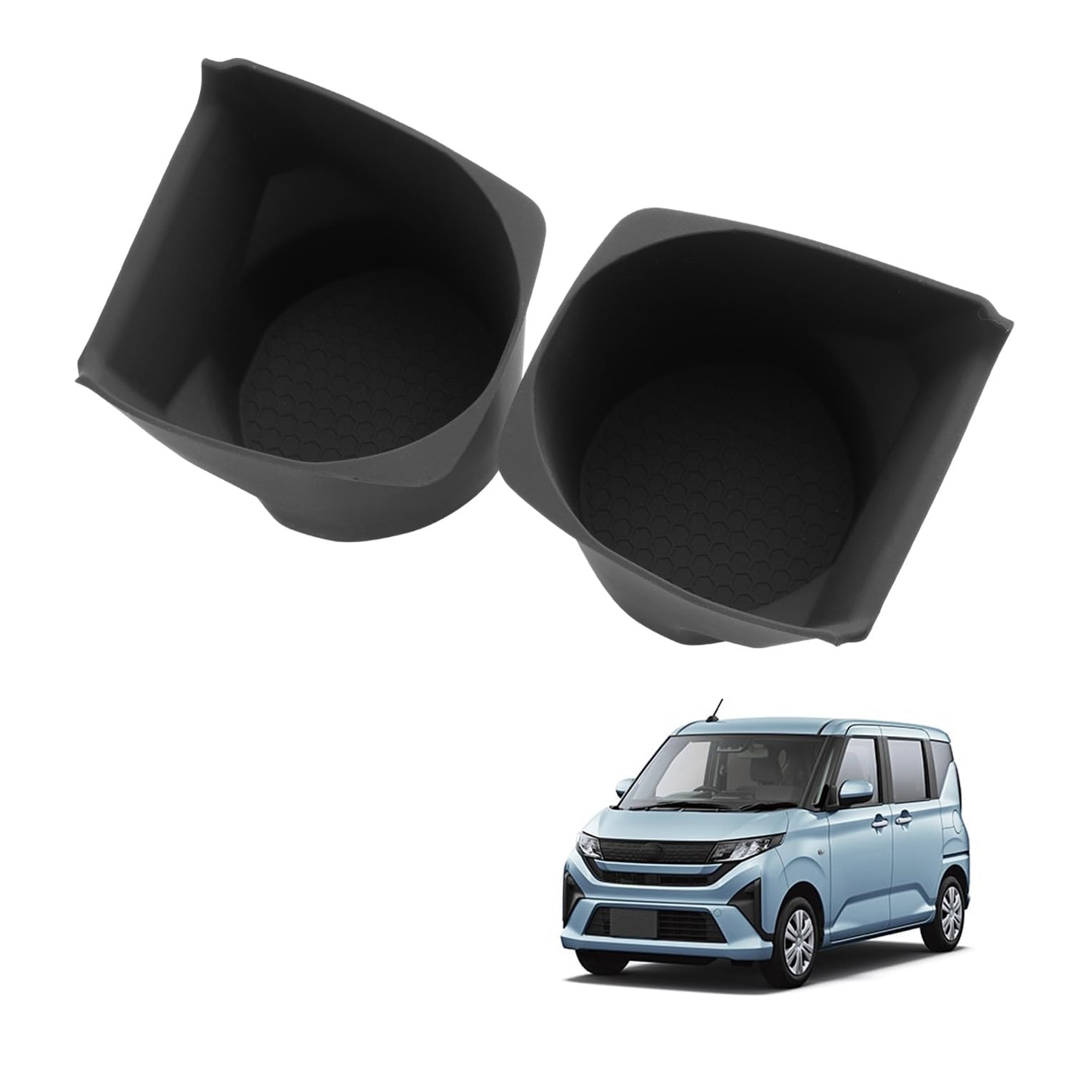 HUAHAO New Daihatsu Move Move Cup Scratch and Stain Move Drink Holder Interior Silicone Protective Compatible with the New Move Custom Easy to Clean