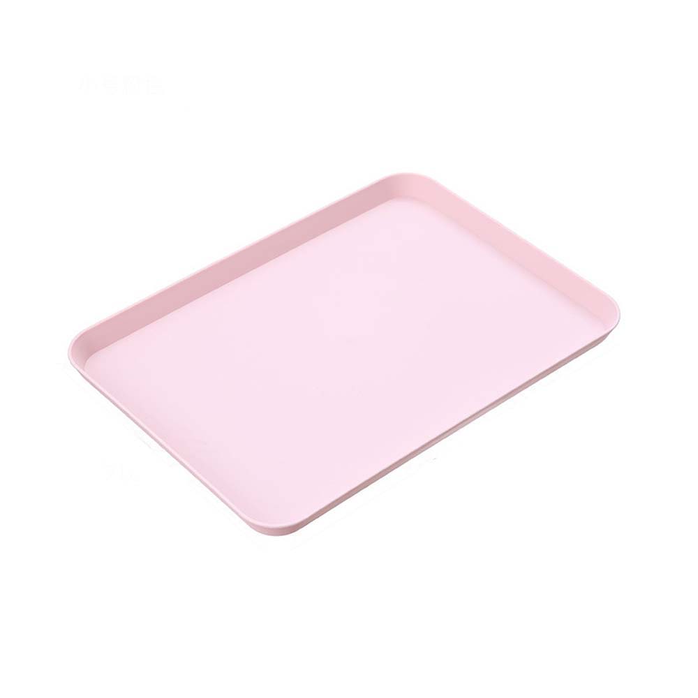 Nordic Plastic Snack Kitchen Supplies Rectangular Serving Tray Tableware Dessert Plates Dinnerware