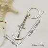 Hot Selling Simple Anchor Keychain Pendant