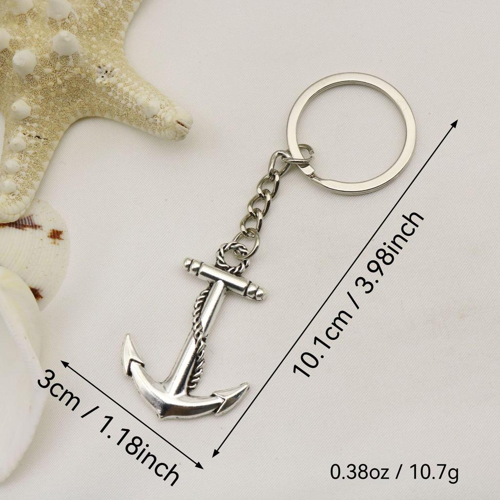 Hot Selling Simple Anchor Keychain Pendant