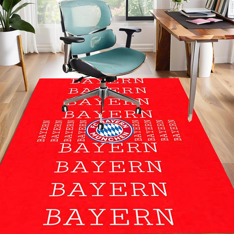 Bayern Munich Design Area Rug - Non-Slip, Soft & Cozy Floor Mat for Living Room, Bedroom, Office - Indoor/Outdoor Decorative Carpet
