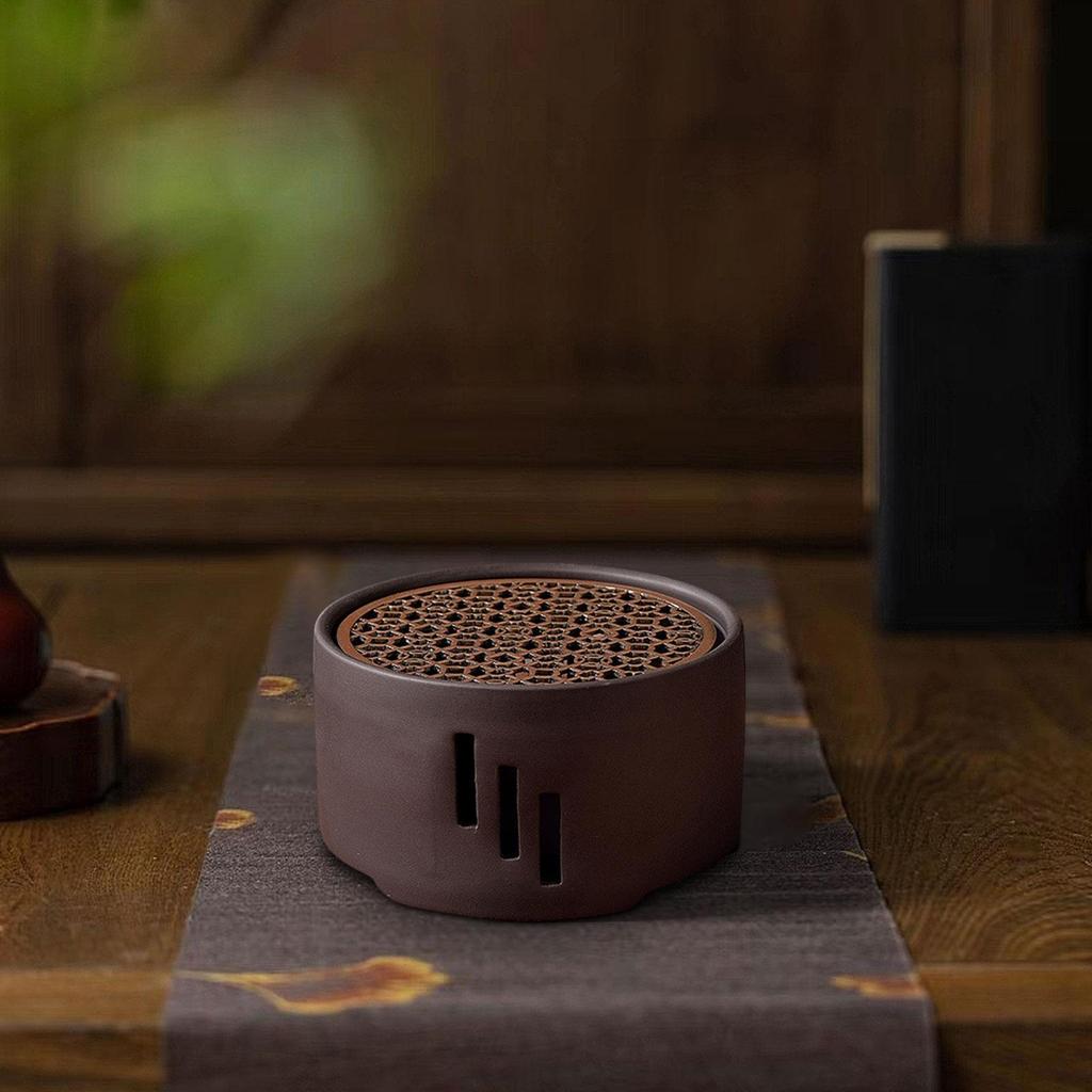 Chinese Ceramic Teapot Loose Leaf Tea Pot Tea Kettle with Anti Scald Handle for Hotel Tea Lovers Gift Home Camping Kitchen