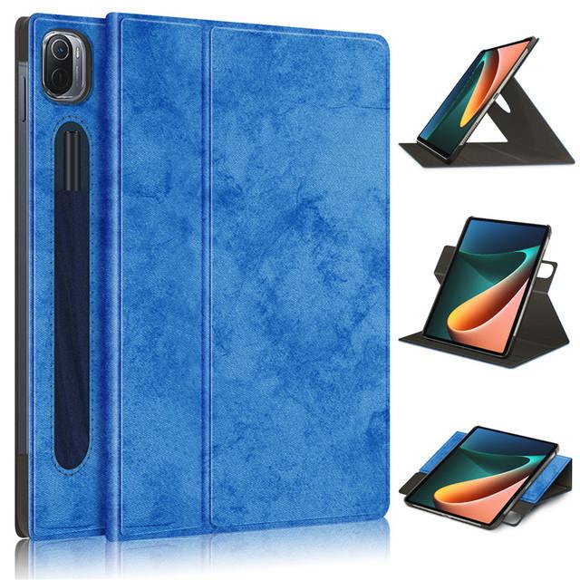 Tablet For Xiaomi MiPad 5 Case 2021 11" 360 Rotation Funda For Xiaomi Pad 5 Pro Cover For Mi Pad 5 Pro With Pencil Holder Case