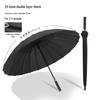 Men's Fully Automatic 24-Rib Double Layer Straight Umbrella