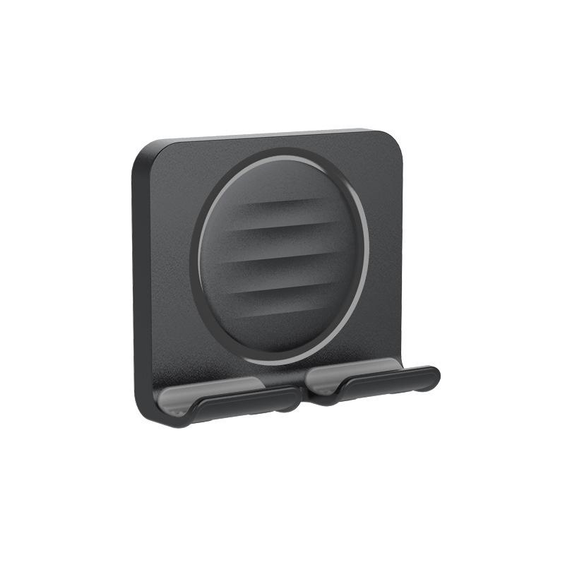 Wall Mount Cell Phone Holder Angle Adjustable Mobile Phone Stand For Bathroom Bedroom Kitchen Wall Sticker For Iphone Samsung