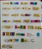 1000Pcs 10/12mm Hair Braid Dread Dreadlock Beads Adjustable Cuff Clip 10mm Hole Clip Hair Styling Diy