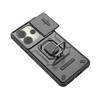 Ring Bracket Phone Case For Xiaomi Redmi Note 14 4G Case Cover For Redmi Note 14 Pro 4G Sliding Window Funda Back Cover