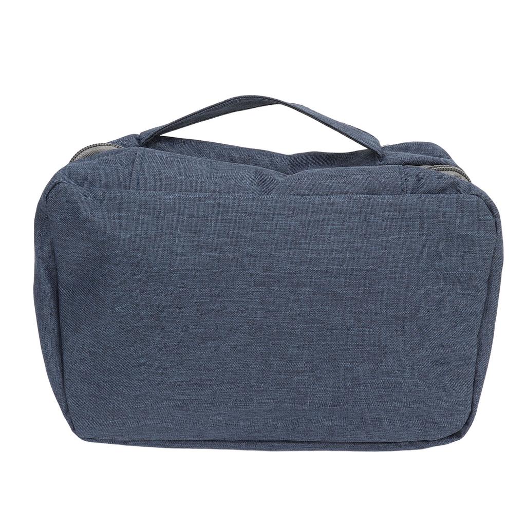 Reise Hängende Kulturtasche Reise Kosmetiktasche Gefaltet Hängender Kulturbeutel Waschorganizer Beutel für Männer Frauen Dunkelblau