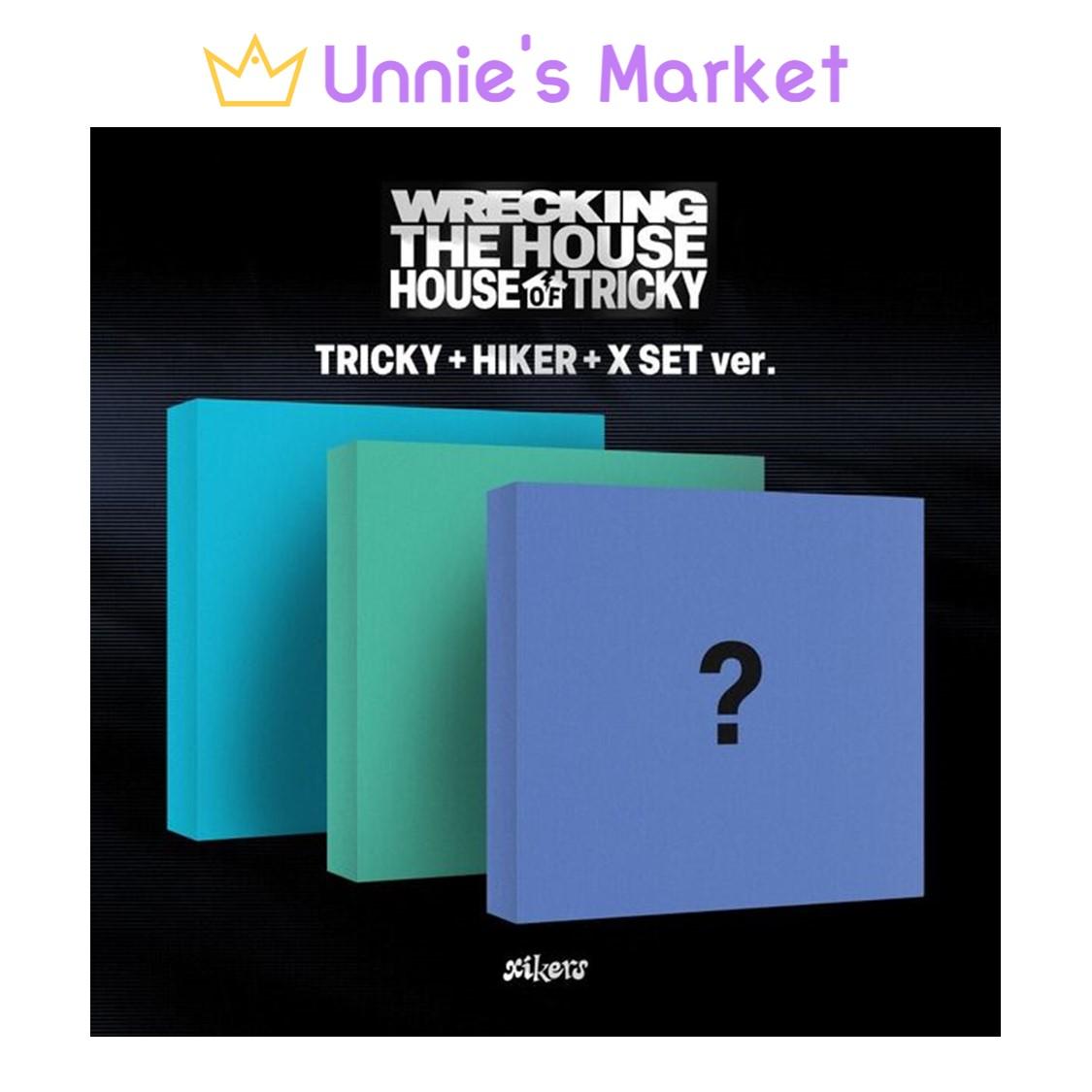 

[Pre-order] xikers [HOUSE OF TRICKY WRECKING THE HOUSE](TRICKY ver. / HIKER ver. / X ver.) + Free Gift Random ver.