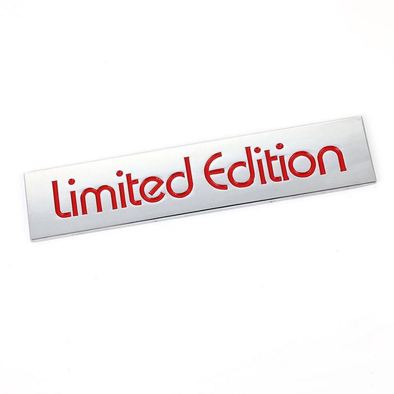 3D Metal Car Sticker Limited Edition Emblem Badge Decal Styling Accessories