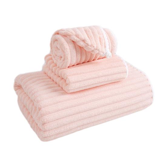 Absorbent Bath Towel Large Coral Velvet Bath Wrap Towel Hair