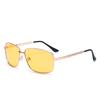 Polarized Sunglasses Photosensitive Discoloration Fishing Watch Bleaching Men'S Black Metal Sunglasses Glasses Factory