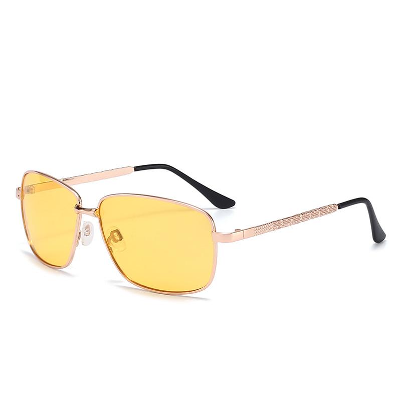Polarized Sunglasses Photosensitive Discoloration Fishing Watch Bleaching Men'S Black Metal Sunglasses Glasses Factory