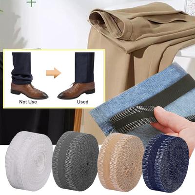 Sagit Pants Edge Shorten självhäftande tejp 2,2 Yard Fåll Tejp för byxor Ingen söm Fålltejp