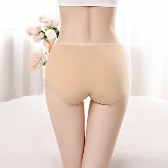 Cotton Underwear for Women Soft Breathable Mid Rise Hipster Panties Full Coverage Ladies Stretch Briefs
