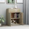 VidaXL Buffet Chêne sonoma 60x30x75 cm Bois d'ingénierie 800714
