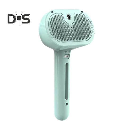 Cat Steam Brush for Shedding Rechargeable Spray Hair Removal Comb with Water Tank And Release Button Steamy Pet Grooming Brush for Cats Dogs