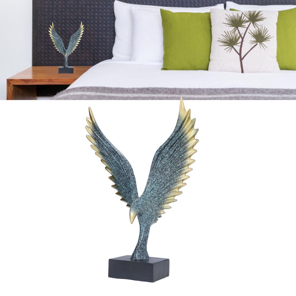 Nordic Wing Statue Resin Sculpture Statue Ornaments Modern Living Room Decoration Desktop Abstract Crafts