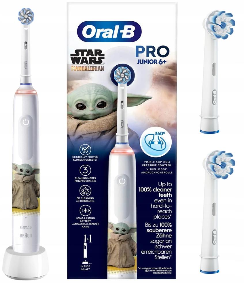 Oral-B Junior Star Wars Elektryczna Szczoteczka dla Dzieci 3 Tryby 2