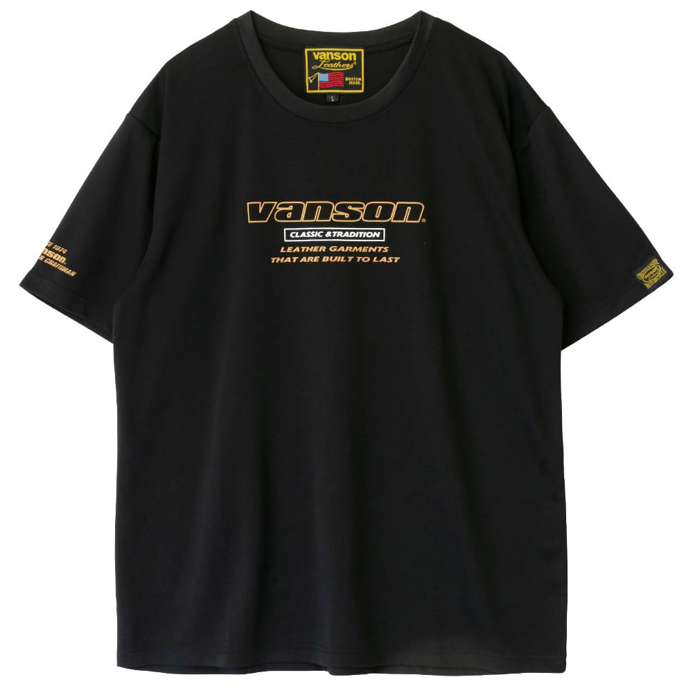 

Vanson Streetwear Mesh T-Shirt, Black