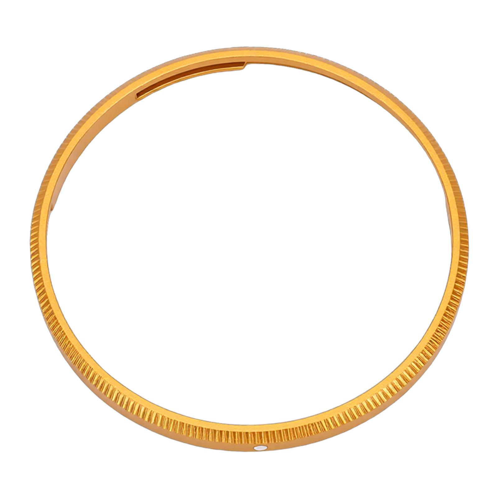 TOMTOP JMS Decoratieve Ring voor Lens Geschikt voor Ricoh GR4 Camera Aluminiumlegering Decoratieve Ring Stijlvolle Lensafwerking goud