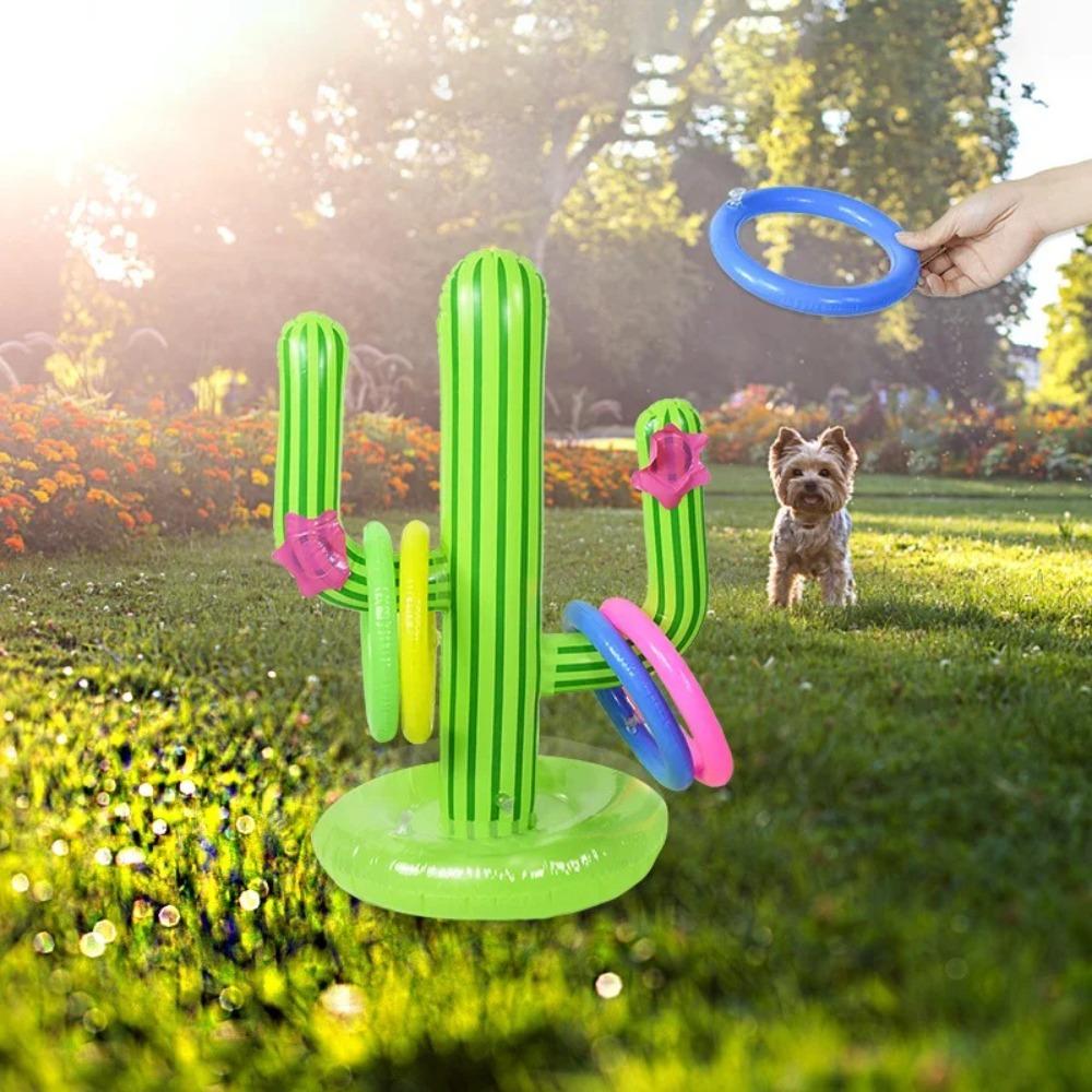 PVC Inflatable Floating Toss Game Floating Playing Swimming Pool Air Mattress Outdoor