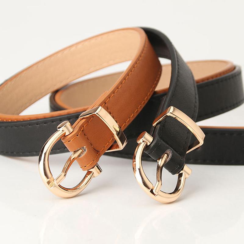 Leather Female Belt Strap Black Brown Green Women Belts Ladies Dress Belt Girls