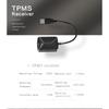 Car Tpms Usb Tire Pressure Monitor Alarm System 4 External Sensor For Android Car Dvd